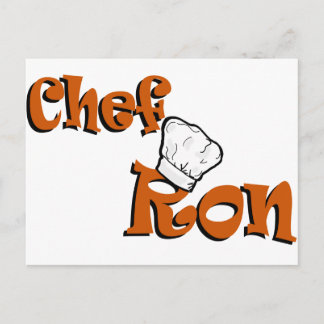 Cartão Postal Chef Ron