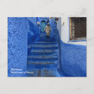Cartão Postal Chefchaouen - a cidade azul de Marrocos