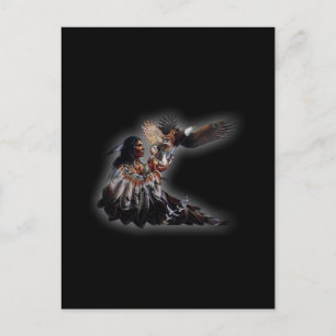 Cartão Postal Chefe Americano Nativo