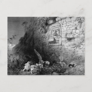 Cartão Postal Chefe de Itzam Na, Izamal, Yucatan, México, 1844