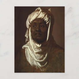 Cartão Postal Chefe de um Homem Africano Vestindo Turban por Rub