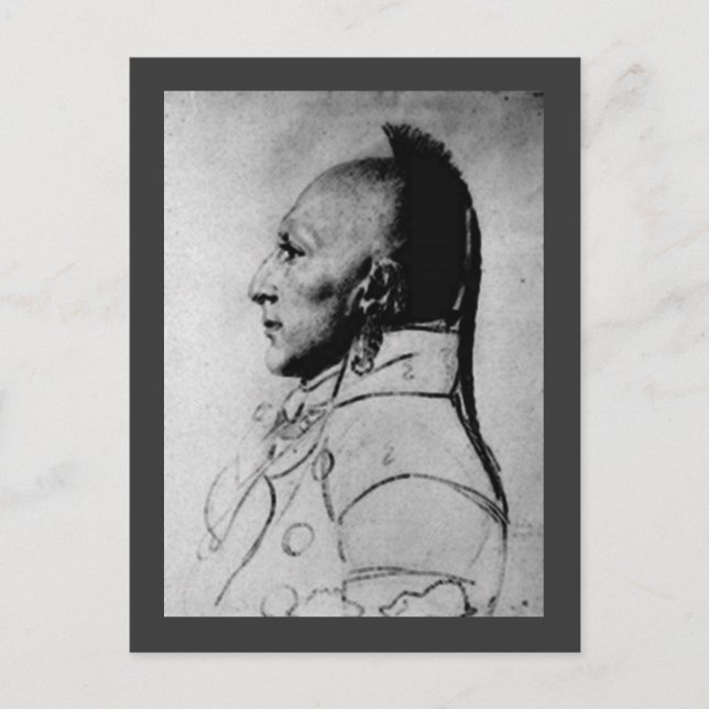 Cartão Postal Chefe dos Little Osages (Frente)