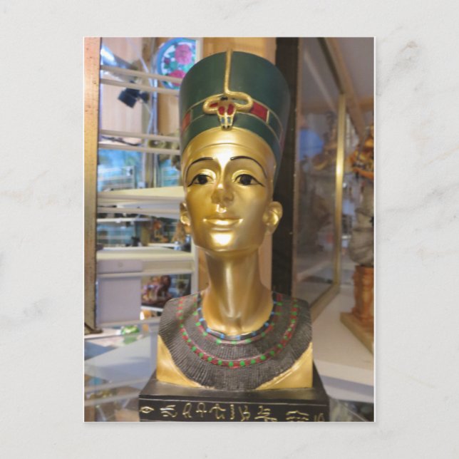 Cartão Postal Chefe Egípcio (Frente)