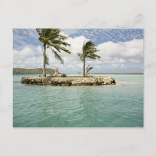 Cartão Postal Chegada ao aeroporto em Bora Bora, Sociedade