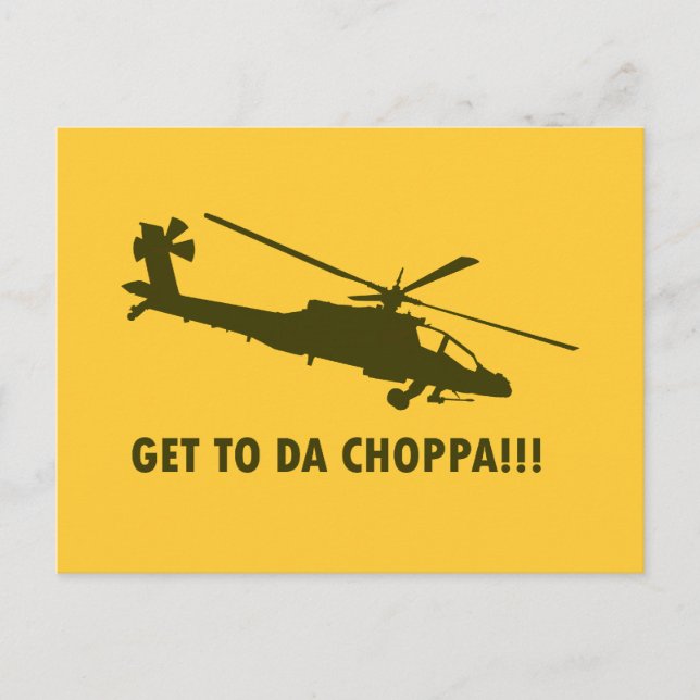 Cartão Postal Chegue Ao Helicóptero!!! (Frente)