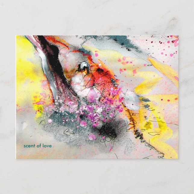 Cartão postal "cheiro de amor" (Frente)