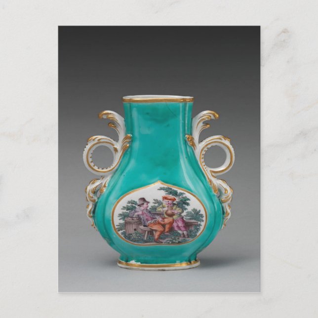 Cartão Postal Chelsea Porcelain Turquoise Vase (Frente)