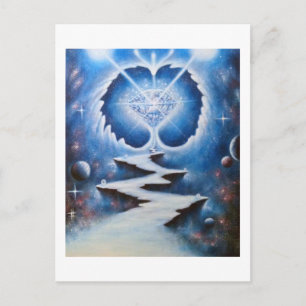 Cartão Postal Chemin du coeur