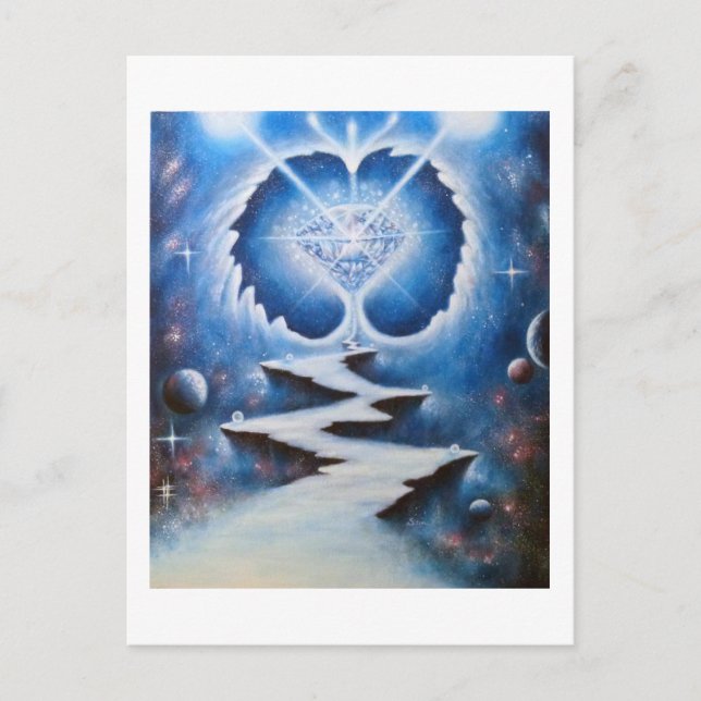 Cartão Postal Chemin du coeur (Frente)