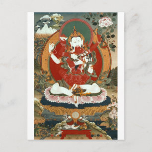 CARTÃO POSTAL CHENREZIG GYALWA GYATSO