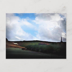 Cartão Postal Cherhill White Horse - Wiltshire, Inglaterra