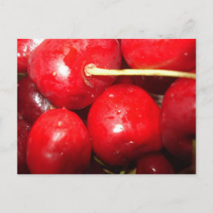 Cartão Postal Cherries Art Photo