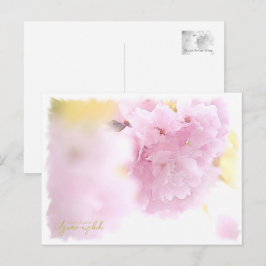 Cartão Postal Cherry Blossom "Azuma-nishiki"