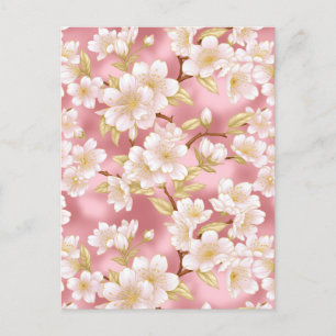 Cartão Postal Cherry Blossom Chiyogami