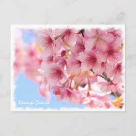 Cartão Postal Cherry blossom: Kawazu-Zakura