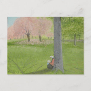 Cartão Postal Cherry Tree Sketcher - Central Park