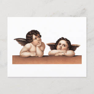 Cartão Postal Cherubs após Raphael (1890).