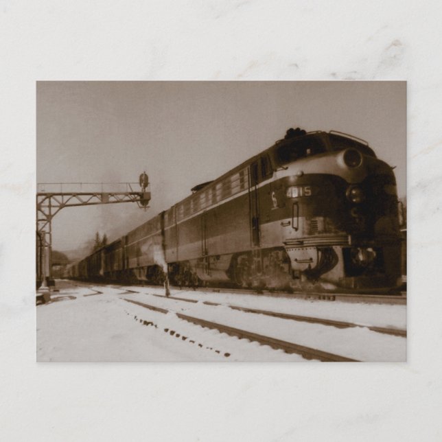 Cartão Postal Chesapeake E Ohio Engine 4815 (Frente)