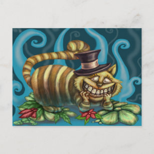 Cartão Postal Cheshire Cat
