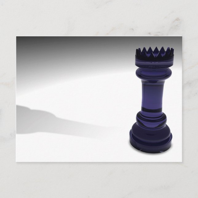 Cartão Postal Chess Rook (Frente)