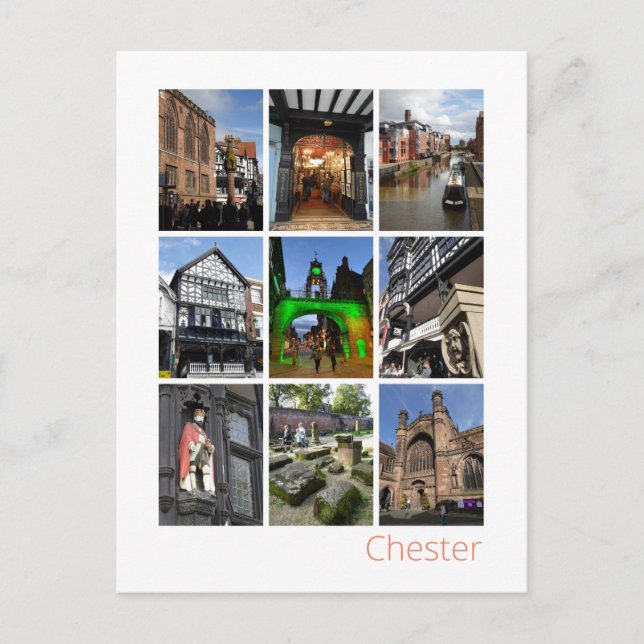 Cartão Postal Chester (Frente)