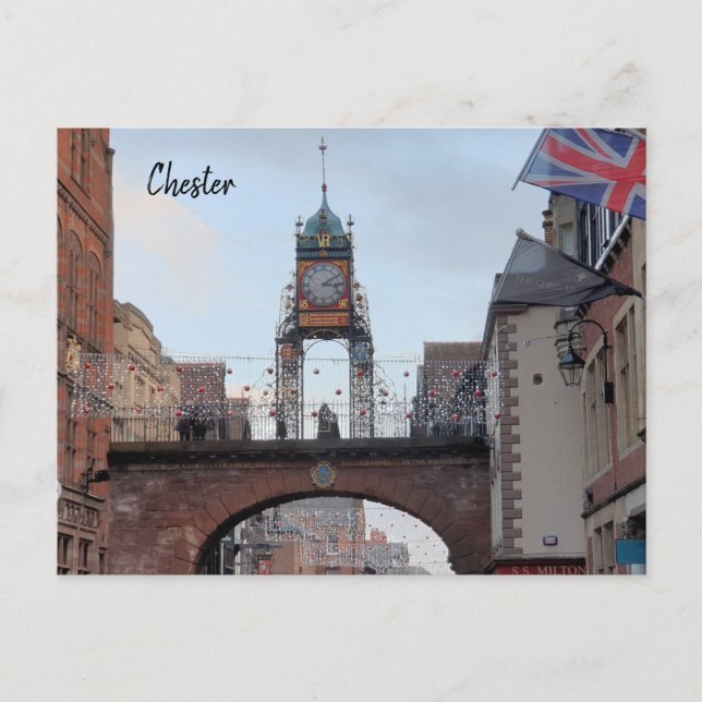 Cartão Postal Chester - City Walls (Frente)