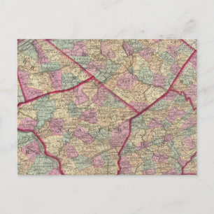 Cartão Postal Chester, Dauphin, Berks, Líbano