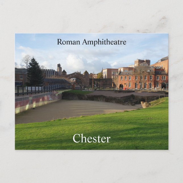 Cartão Postal Chester Roman Amphitheater (Frente)
