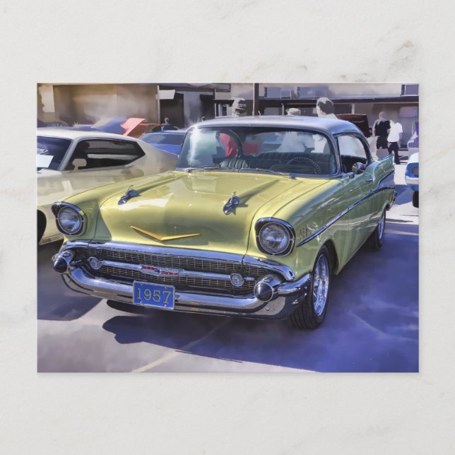 CARTÃO POSTAL CHEVROLET 1957 (Frente)