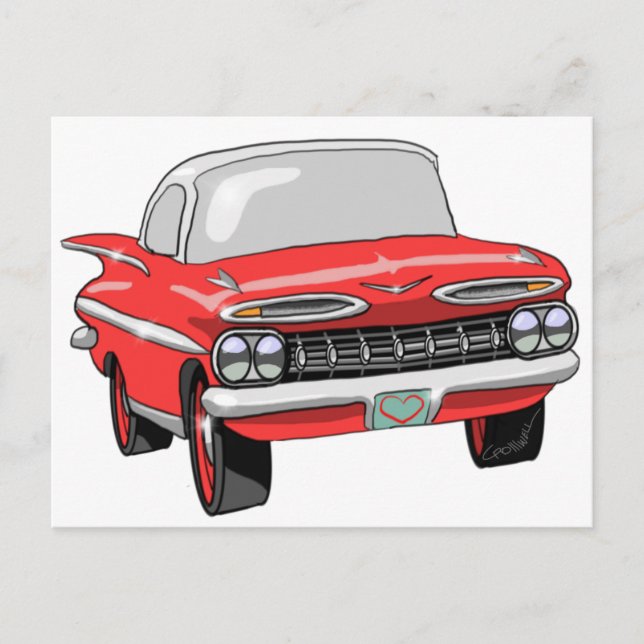 Cartão Postal Chevrolet 1959 (Frente)