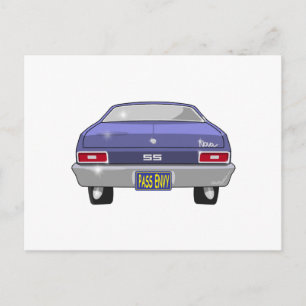 Cartão Postal Chevrolet Nova SS 1970