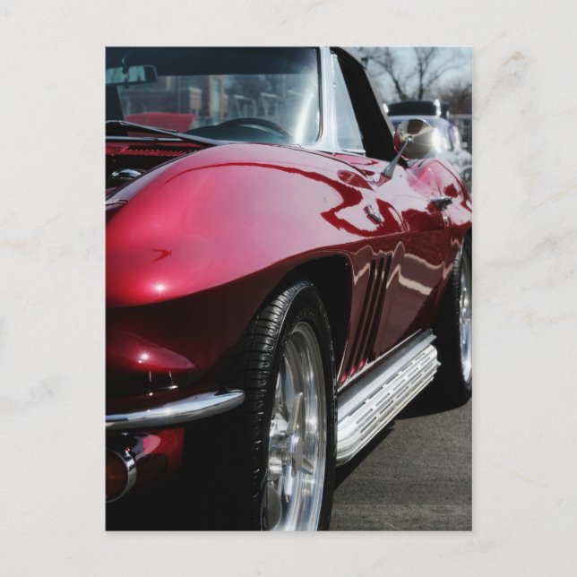 Cartão Postal Chevy Corvette 1965 (Frente)