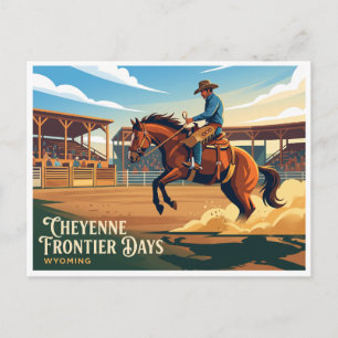 Cartão Postal Cheyenne Frontier Days Wyoming
