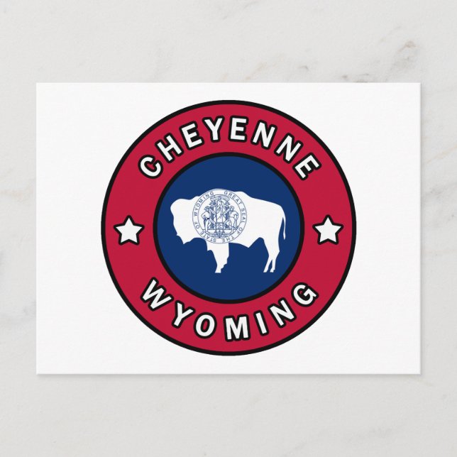 Cartão Postal Cheyenne Wyoming (Frente)