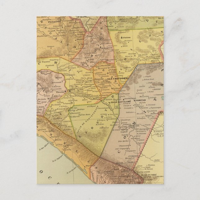 Cartão Postal Chiapas (Frente)