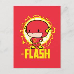 Cartão Postal Chibi Flash com eletricidade
