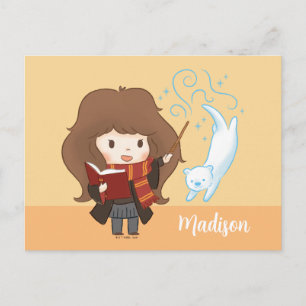 Cartão Postal Chibi Hermione Granger Patronus