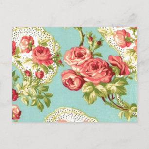 Cartão Postal   Chic Floral