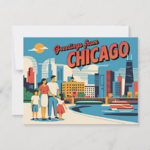 Cartão Postal Chicago