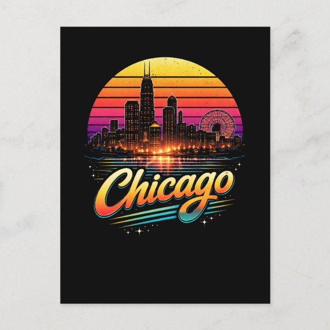 Cartão Postal Chicago (Frente)