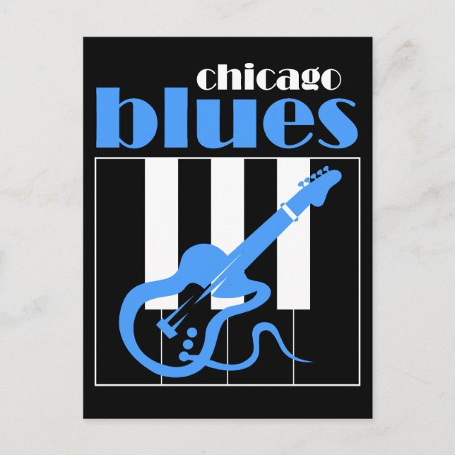Cartão Postal Chicago blues (Frente)