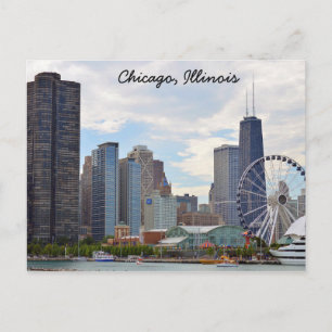 Cartão Postal Chicago, Cartão-postal Illinois