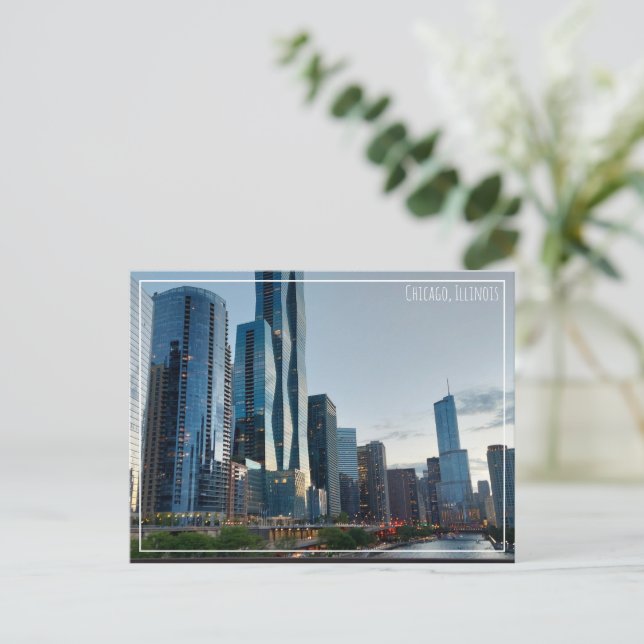 Cartão Postal Chicago Drive (Em pé/Frente)