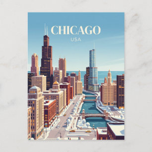 Cartão Postal Chicago, EUA