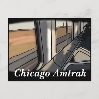 Cartão Postal Chicago, IL amtrak