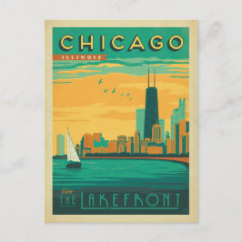 Cartão Postal Chicago, IL - Aproveite a Lakefront