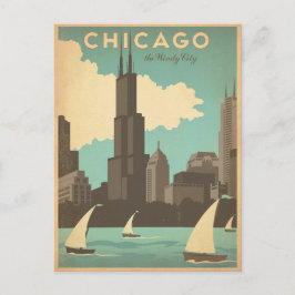 Cartão Postal Chicago, IL - Cidade Windy