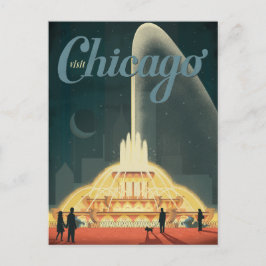 Cartão Postal Chicago, IL - Visite Chicago