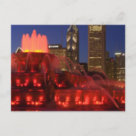 Cartão Postal Chicago, Illinois, Buckingham Fountain