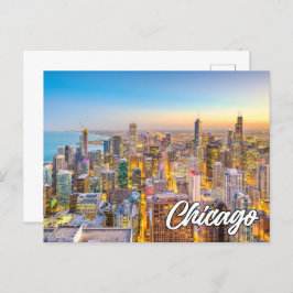 Cartão Postal Chicago, Illinois, Estados Unidos